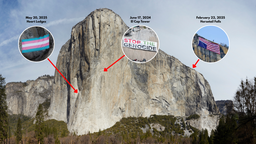 Yosemite Bans Large Flags on El Cap and Other Walls