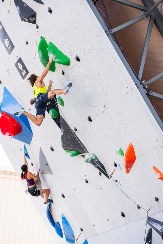 Sharma comp climbing