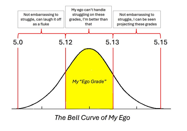 the bell curve of ego grades