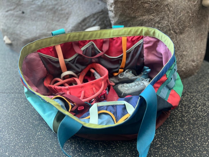 Cotopaxi Gear Hauler bag filled with gear