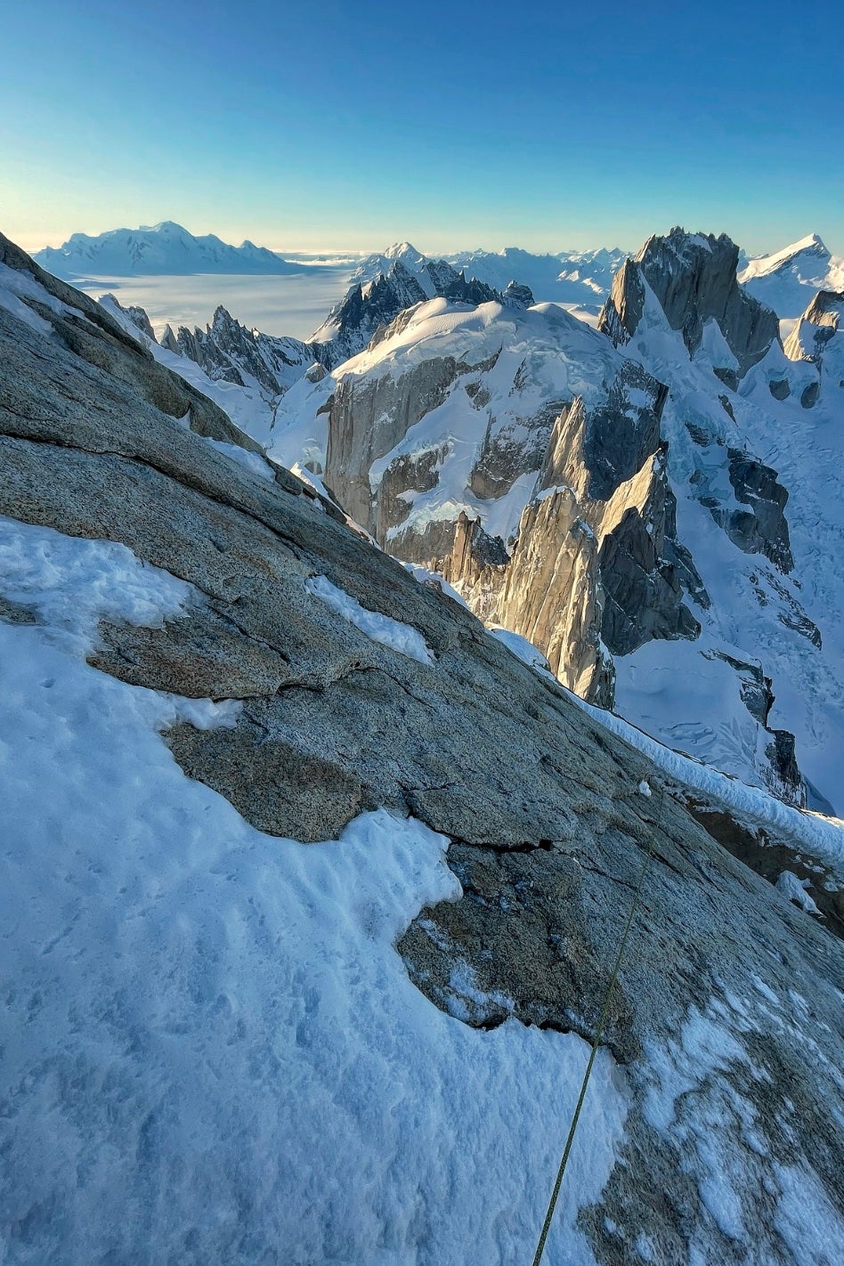 Colin Haley Makes First Winter Solo, Aguja Standhardt, Patagonia
