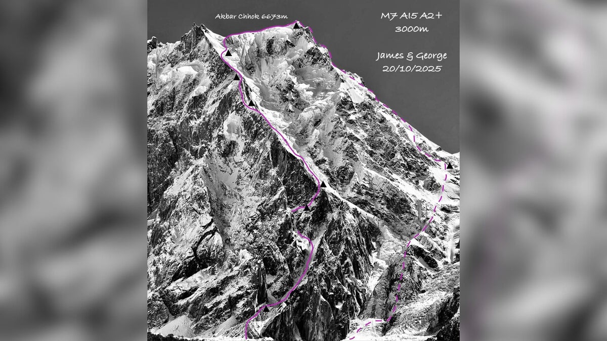 Two Unknown Young Alpinists Establish One of the Gnarliest Routes of the Year