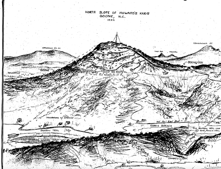 Howard Knob drawing
