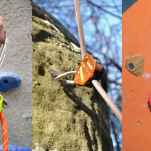 Belay brake assistants: Edelrid Ohmega, Mammut Assist, and Raed ZAED Pro make belaying a heavier climbing partner easier