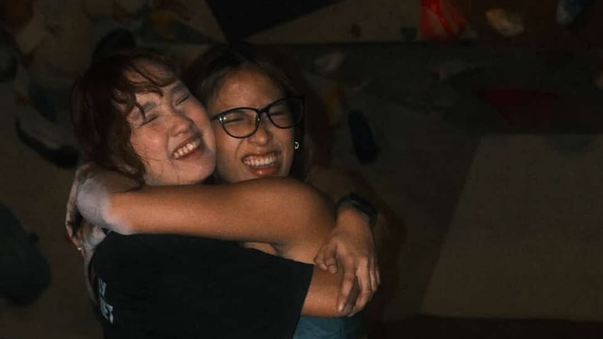 Climber Emman Atienza, seen here smiling and hugging another young woman, died on October 22, 2025