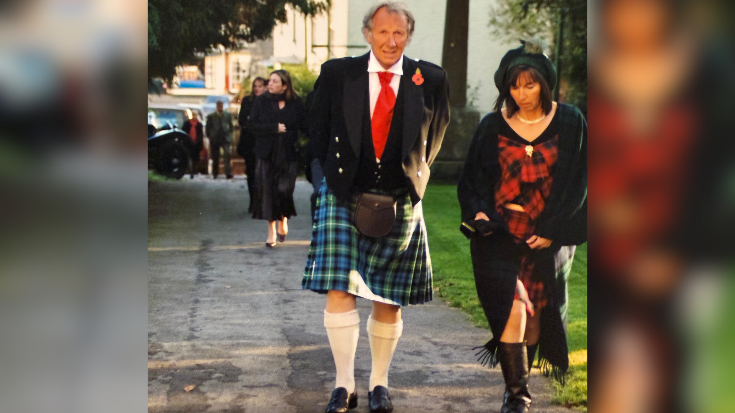 Scottish climber Henry Todd, shown here wearing a kilt and walking with a woman, died on November 3, 2025
