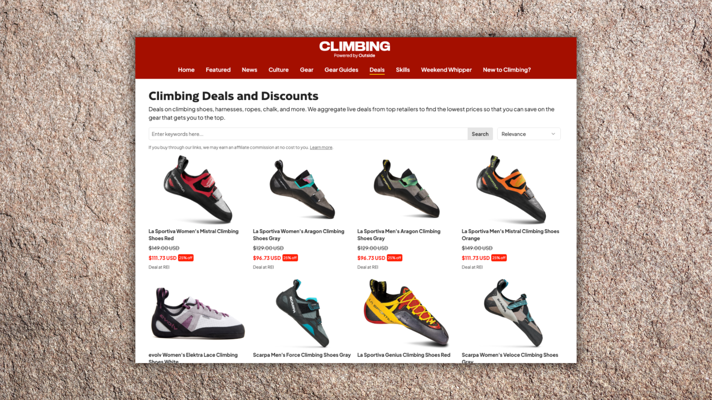 Find the Best Gear on Sale With Our New Climbing Deals Finder