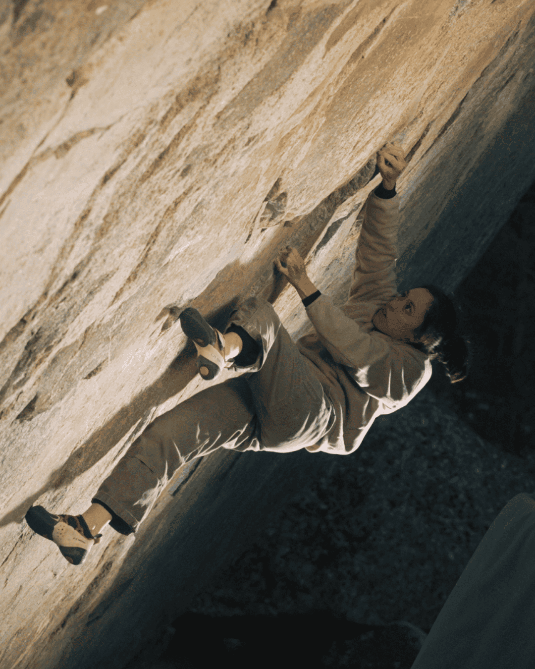 130 BPM is roughly 15 moves, tracking up and left for 20 feet on a 40-degree panel of granite.