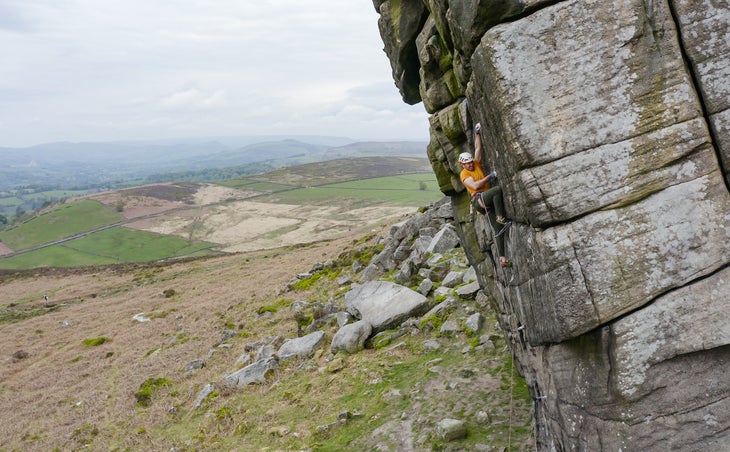 Jesse Dufton climbing Bat Out of Hell