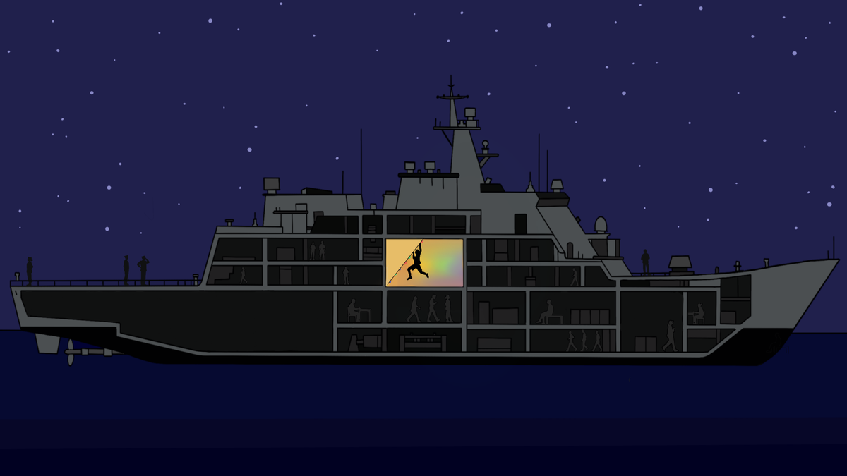 How a MoonBoard (Almost) Kept Me Sane at Sea