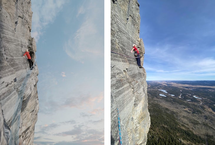 a topo vs. the real route