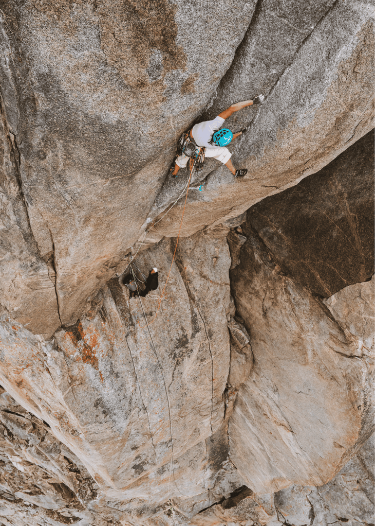 Woman climbs the hardest in Wind River Range, Wyoming.
