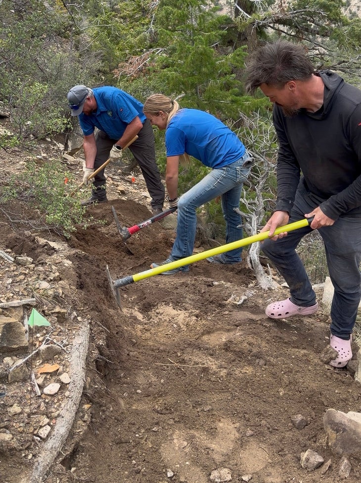 trail workers