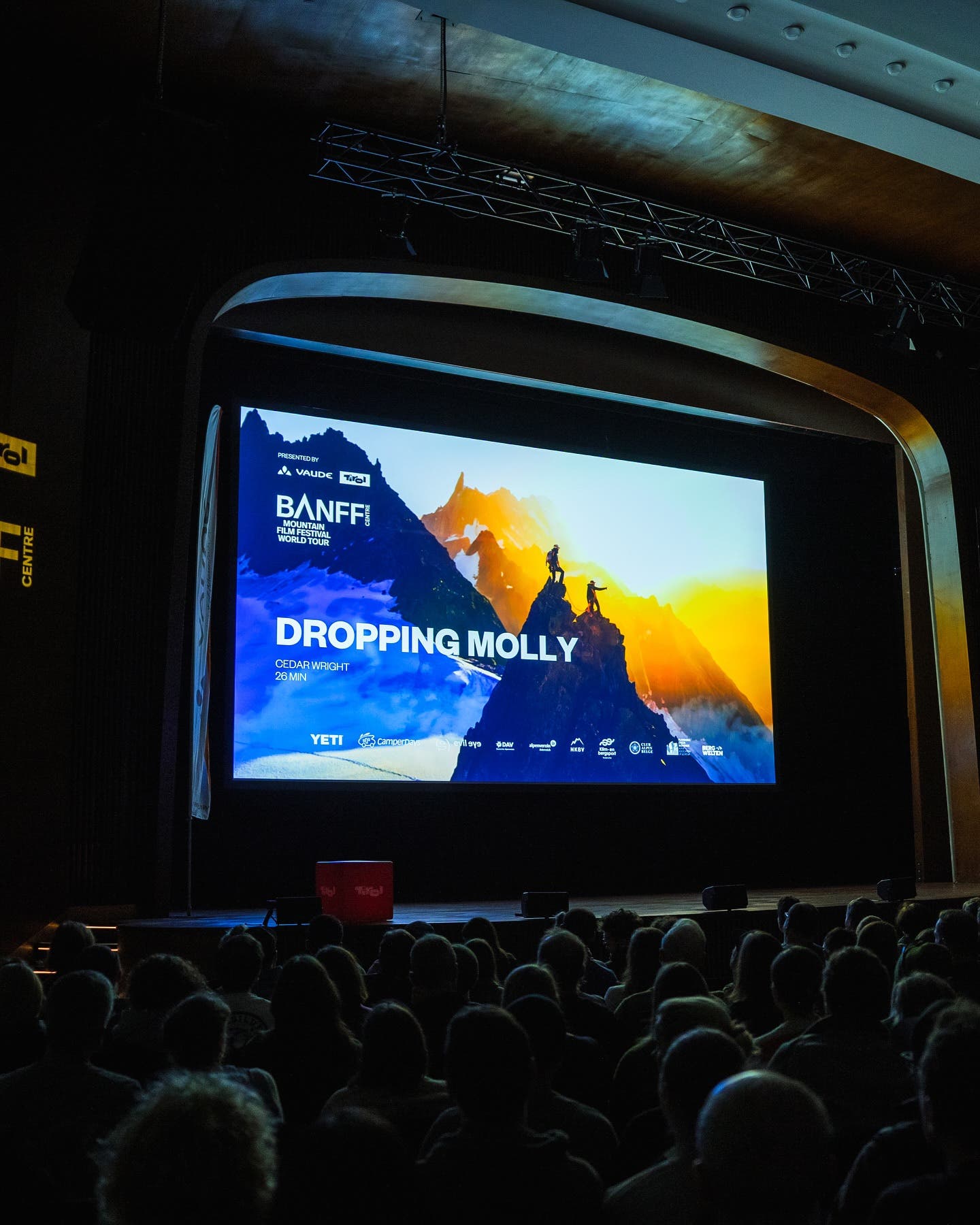 The author's film screening in Munich, Germany