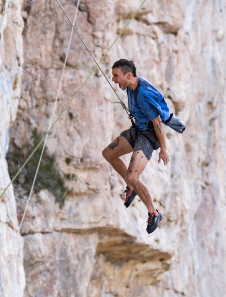 Jonathan siegrist screaming while lowering